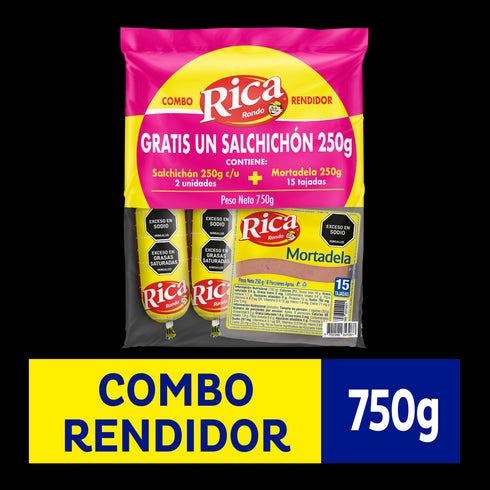 COMBO RICA 2 SCHON 250G + MORTADELA 250G